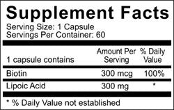 Lipoic Acid 300 mg