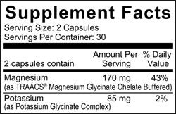 Reacted Magnesium & Potassium