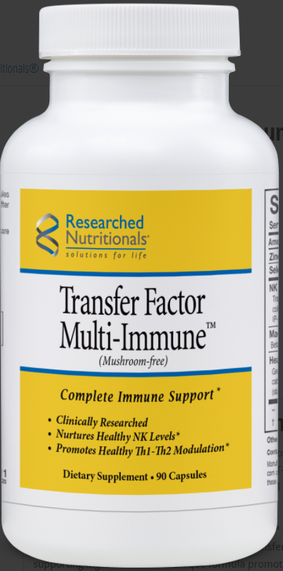 Transfer Factor Multi Immune (Mushroom-Free)